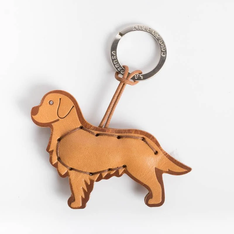 Cappellettoshop- Portachiavi - Cane Golden Retriver