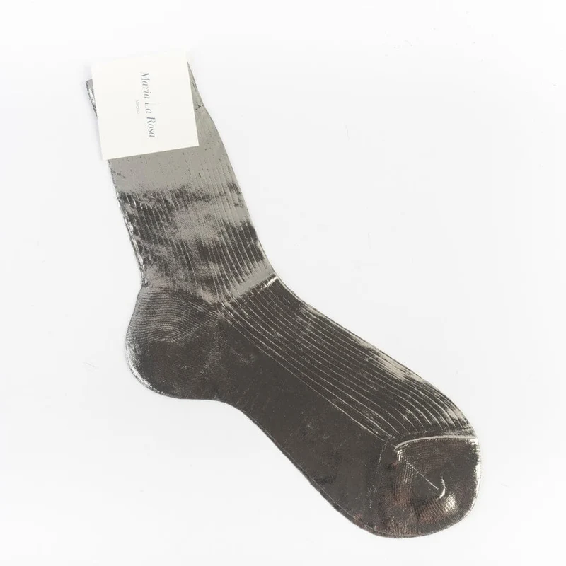 MARIA LA ROSA - Calzino laminato - Grey