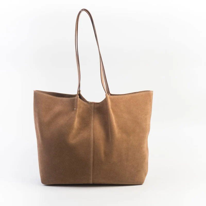 IL BISONTE - Borsa a Spalla - BTO162 - Camoscio Gianduia