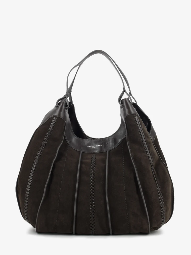 Borsa in suede Dua espresso