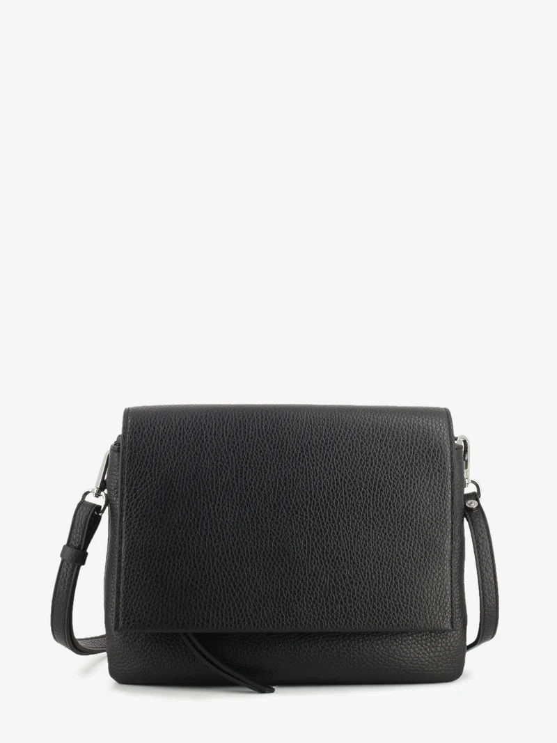 Borsa in pelle Three nera
