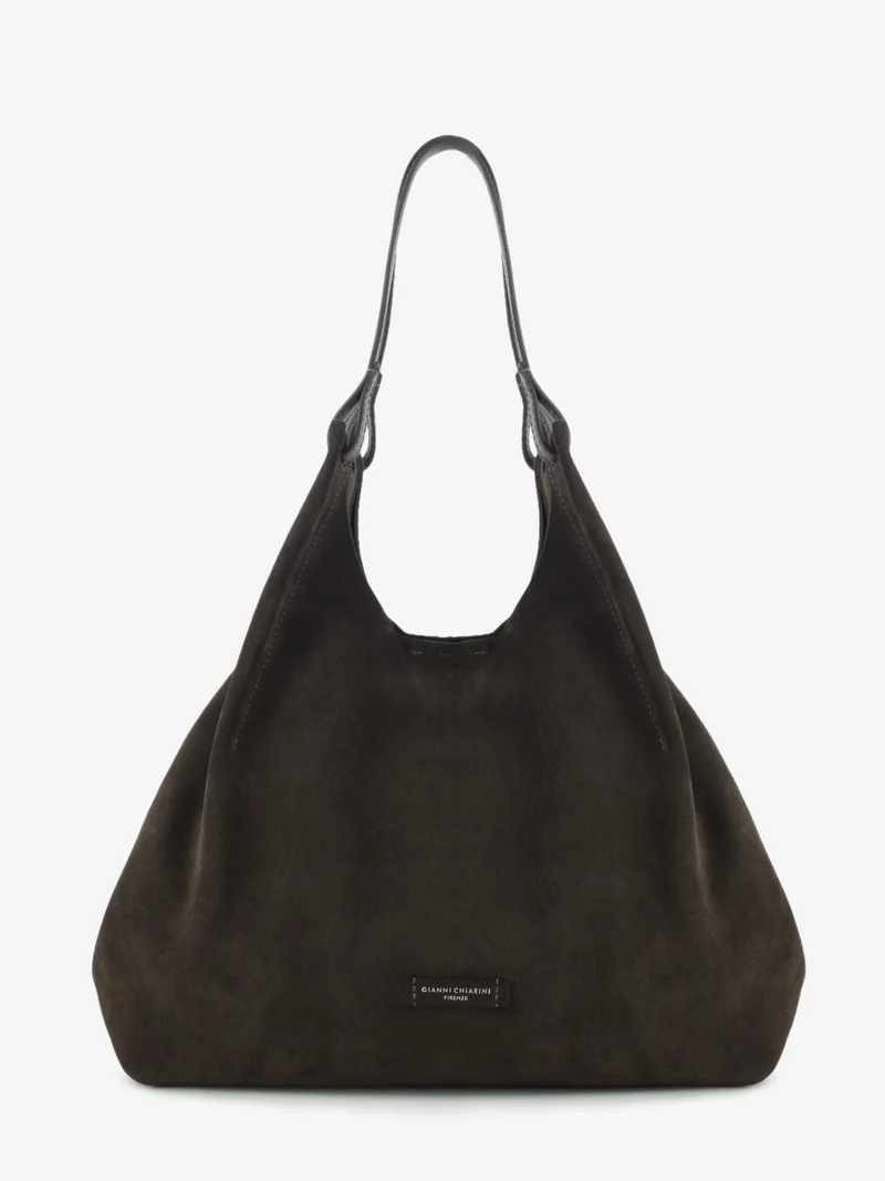Borsa in suede Dua moka