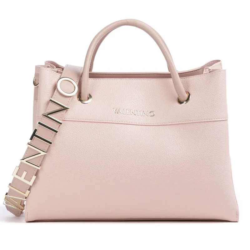 Borsa Donna a Mano con Tracolla VALENTINO BAGS linea Alexia Colore Cipria