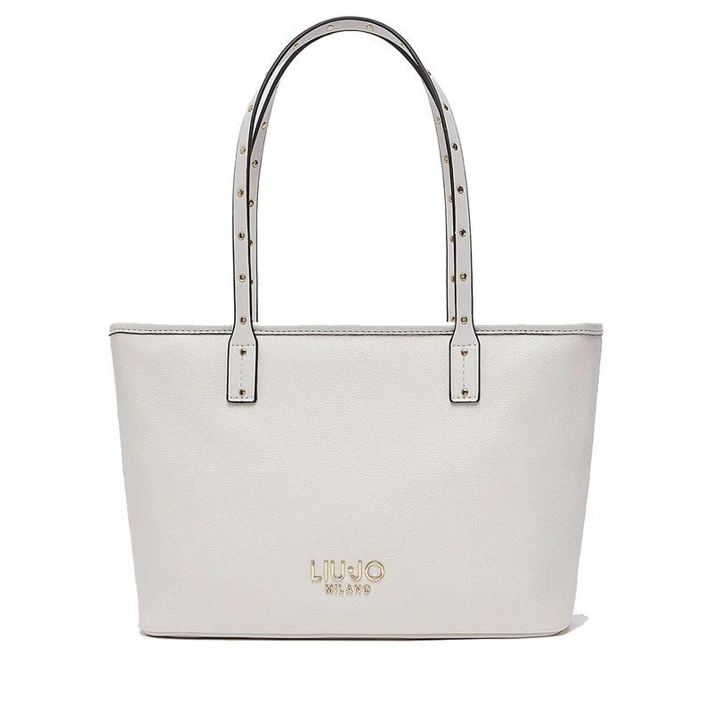 Shopping Bag Donna LIU JO Better effetto Bottalato color Crema