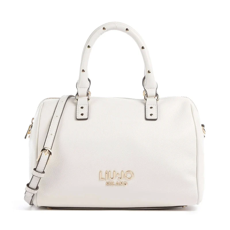 Bauletto Donna a Mano LIU JO Better effetto Bottalato color Crema