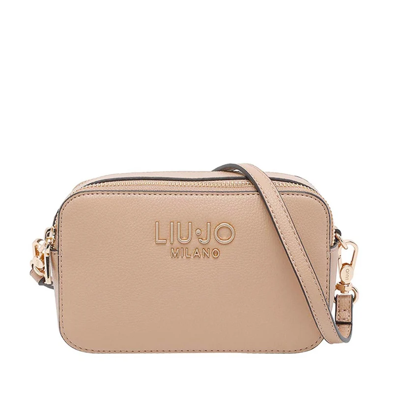Borsa Donna a Tracolla Small LIU JO Better stampa Bottalata Dark Cipria