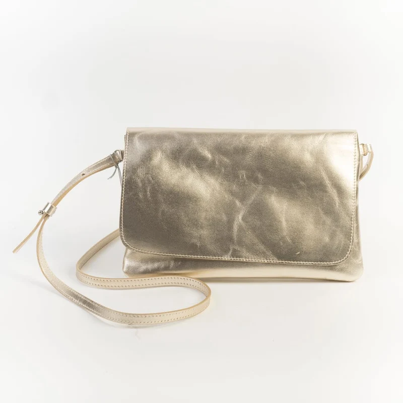 SACHET - Pochette - 3721 - Pelle Laminato Platino