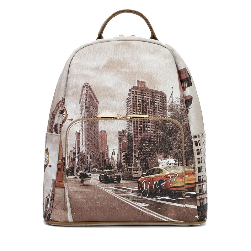 Zaino Donna Y NOT con Tasca Esterna YES-615 Golden Time