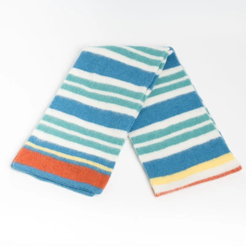 Howling - Sciarpa unisex - Splash - Multicolore Blu, Arancione, giallo, verde