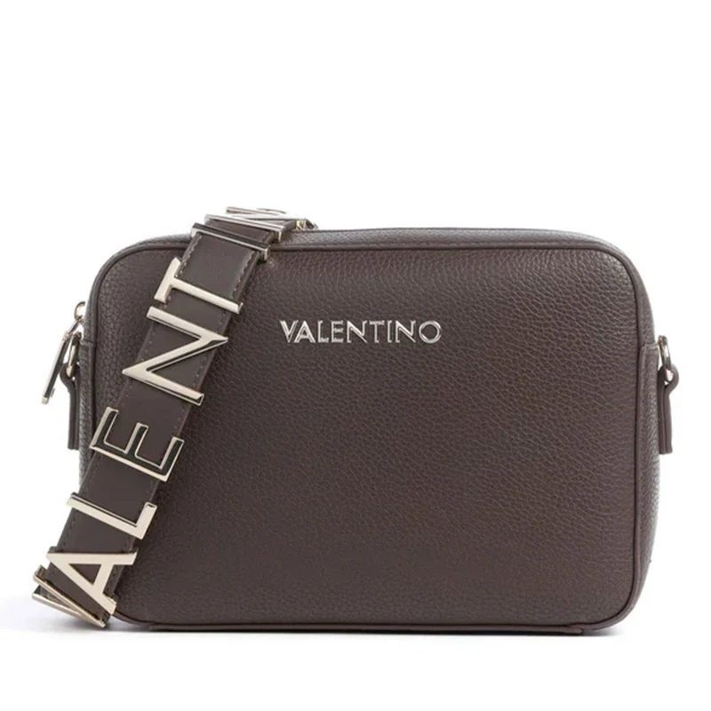 Borsa Donna a Spalla e Tracolla VALENTINO BAGS linea Alexia Colore Moro Chiusa con Zip
