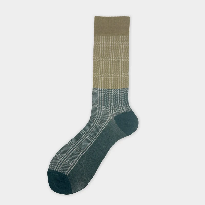 ALTO MILANO - Calzino- 26PEAM2205UC_72- Tartan Verde Beige