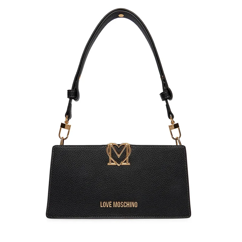 Borsa Donna a Spalla LOVE MOSCHINO linea Soft Sculpt Nera