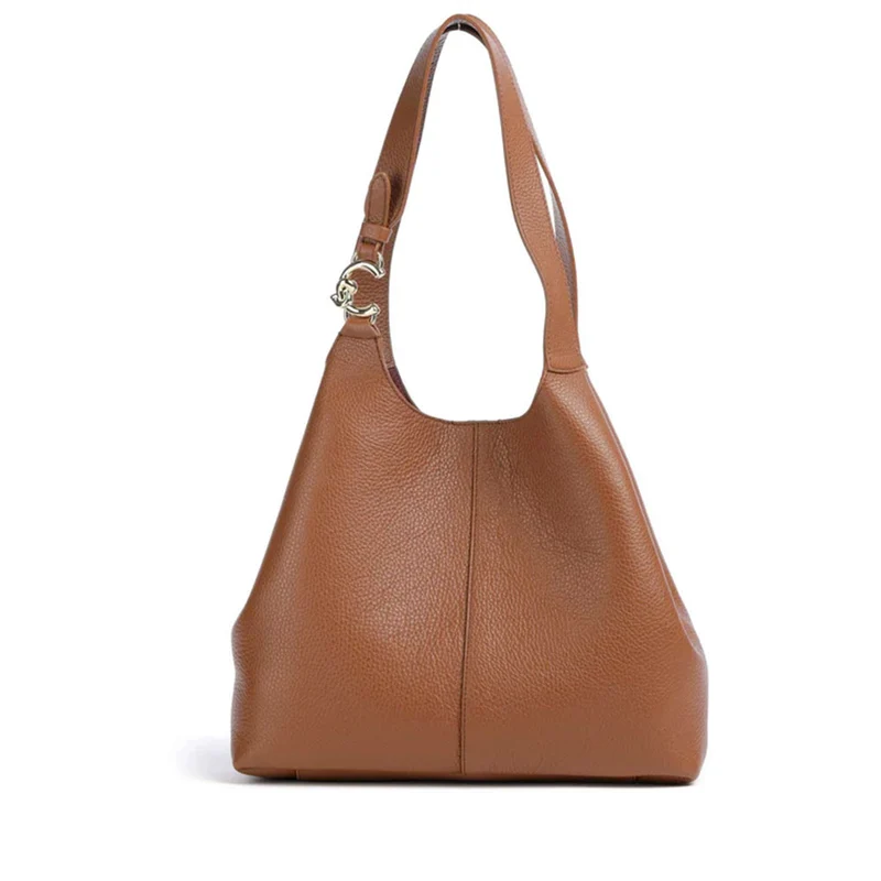 Borsa Donna a Spalla COCCINELLE Linea C-Easy Colore Cognac