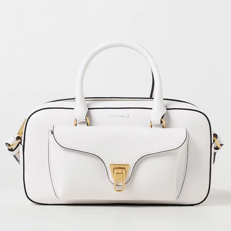 Borsa Donna a Mano COCCINELLE in Pelle linea Beat Soft Colore Brillant White