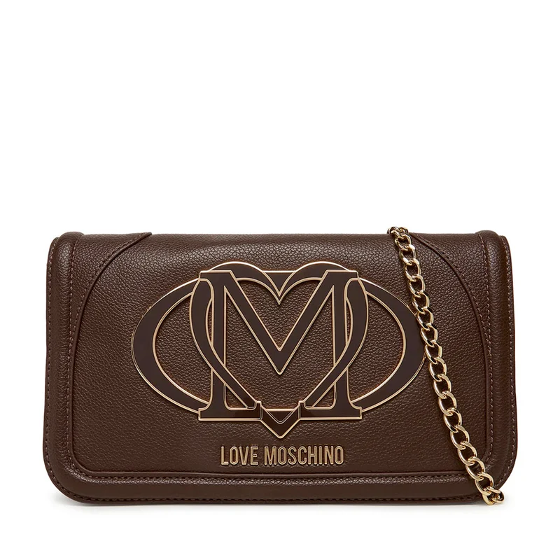 Clutch Donna con Tracolla LOVE MOSCHINO Testa di Moro con Maxi Logo