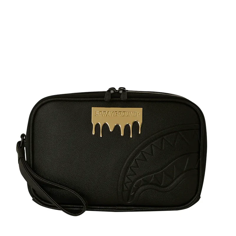 Necessaire SPRAYGROUND stampa Gold Brick Luxe