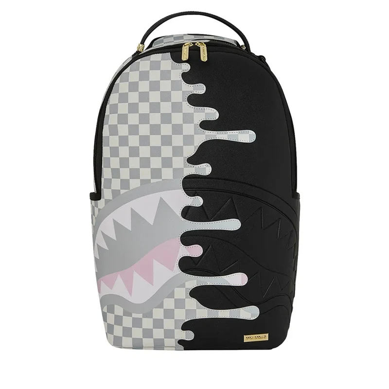 Zaino Unisex SPRAYGROUND stampa Cream Check Unfinished Shark DLXSV