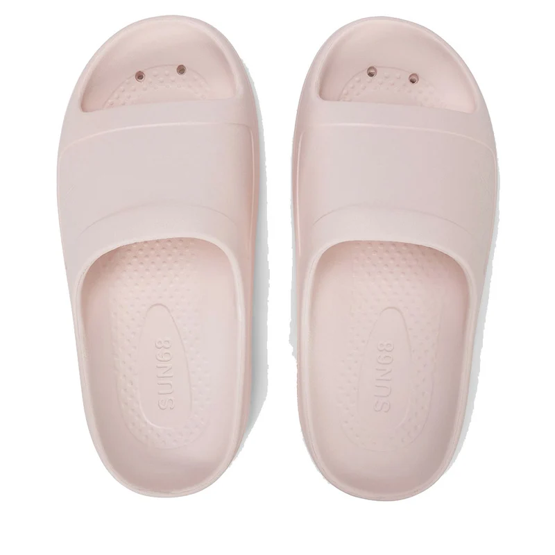 Ciabatte da Donna Sun68 Linea Slippers Monoblock Logo Colore Porcellana - X36212
