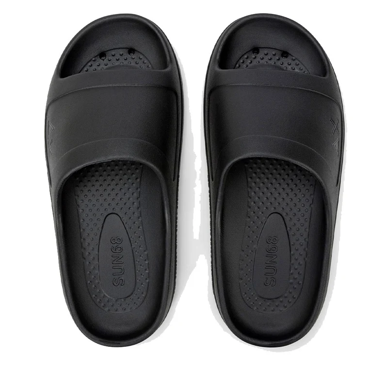 Ciabatte da Donna Sun68 Linea Slippers Monoblock Logo Colore Nero - X36212