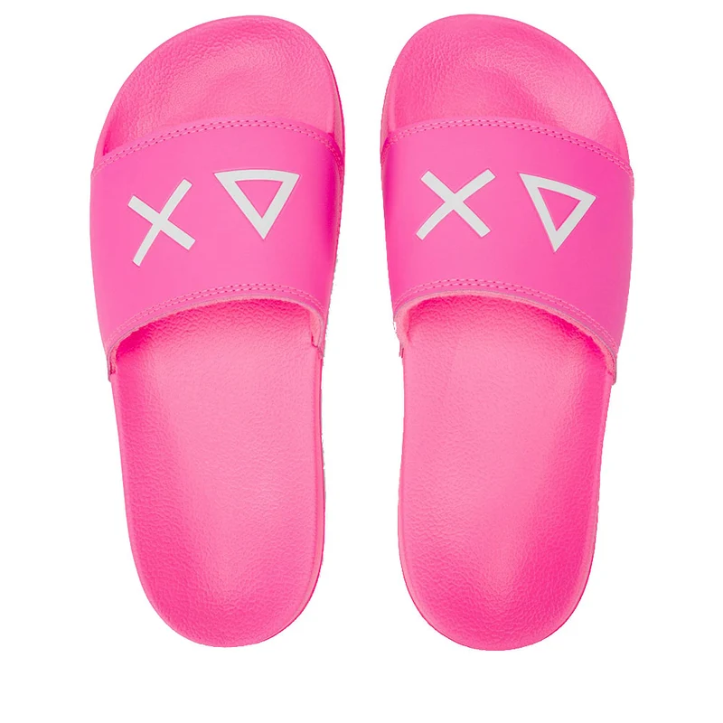 Ciabatte da Donna Sun68 Linea Slippers Logo Colore Fuxia Fluo - X36210