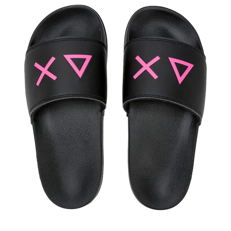 Ciabatte da Donna Sun68 Linea Slippers Logo Colore Nero - X36210
