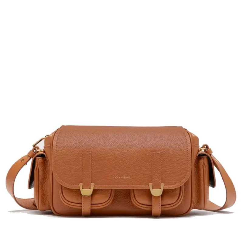 Borsa Donna a Tracolla COCCINELLE in Pelle Colore Cuir linea Campus Medium