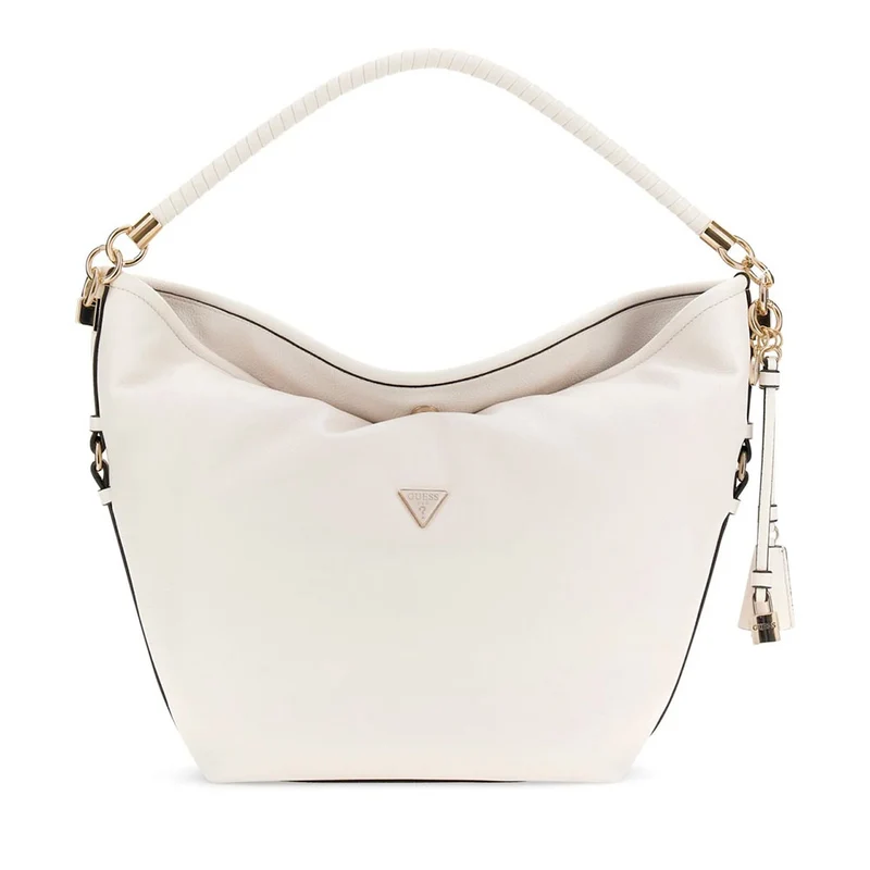 Borsa Donna a Spalla GUESS Linea Danya Colore Off White