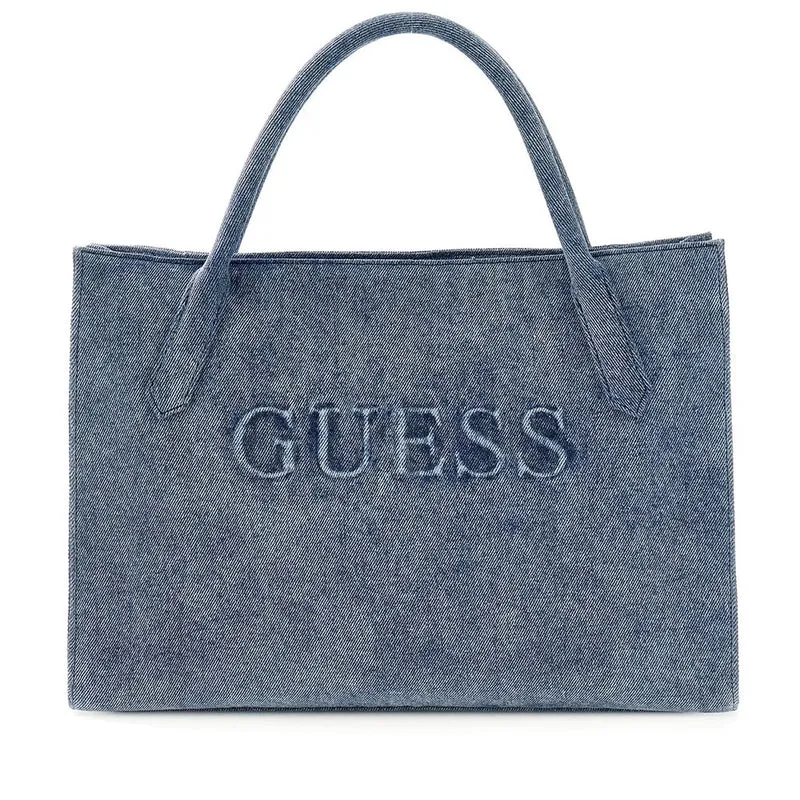 Borsa Donna a Mano con Tracolla GUESS Linea Jodi Colore Denim