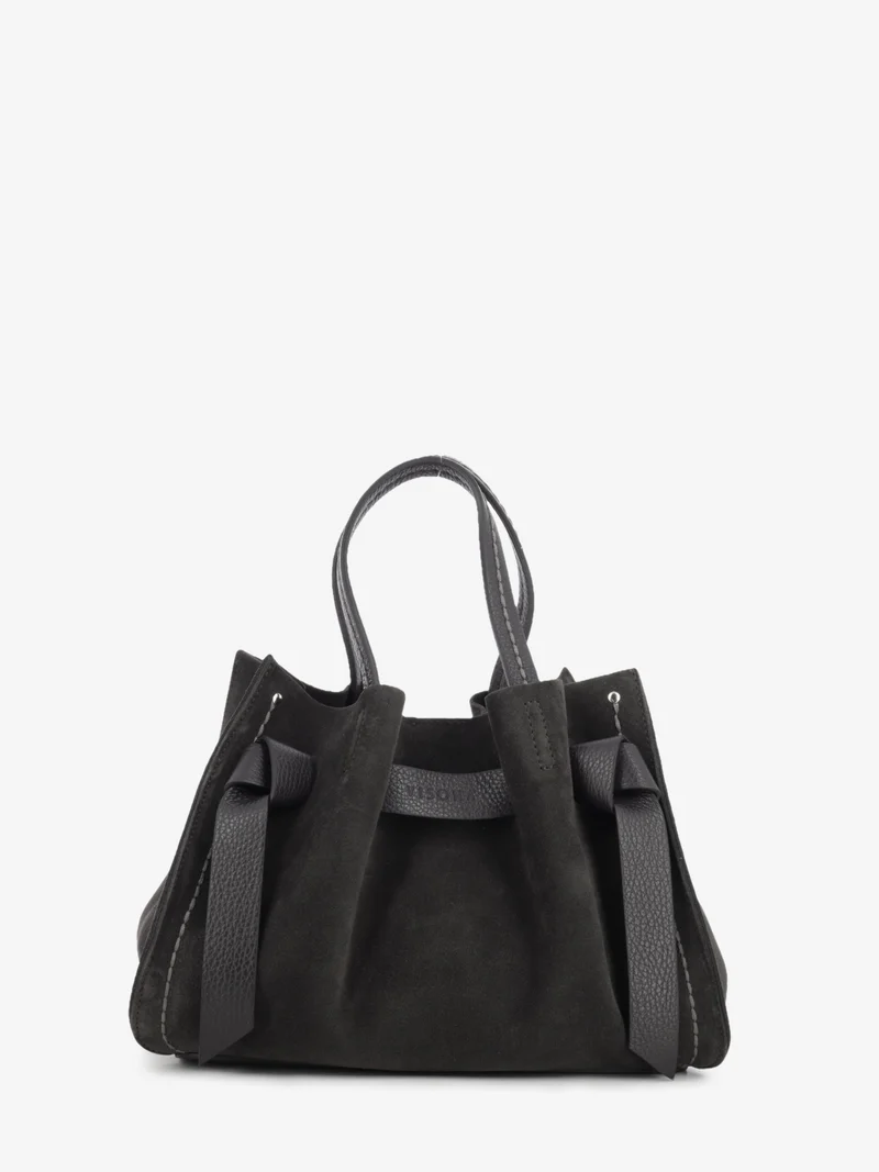 Borsa Vittoria camoscio ebony