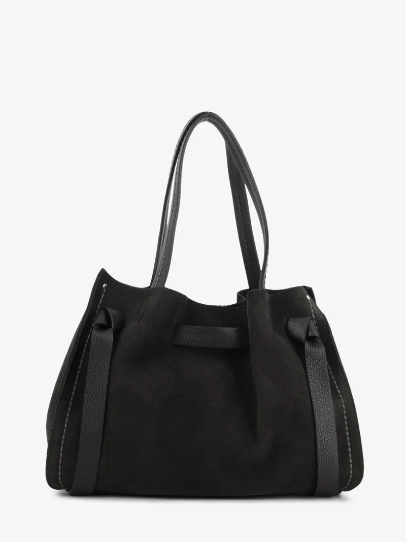 Borsa Vittoria suede ebony