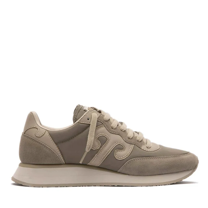 Sneakers Uomo WUSHU RUYI Master 664 in Nylon e Suede Army Birch