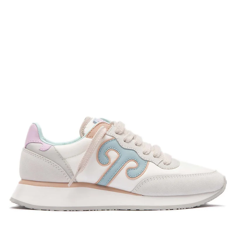 Sneakers Donna WUSHU RUYI Master 655 in Nylon e Suede Cloud Dancer Temple Gray e Fairview Early Hours