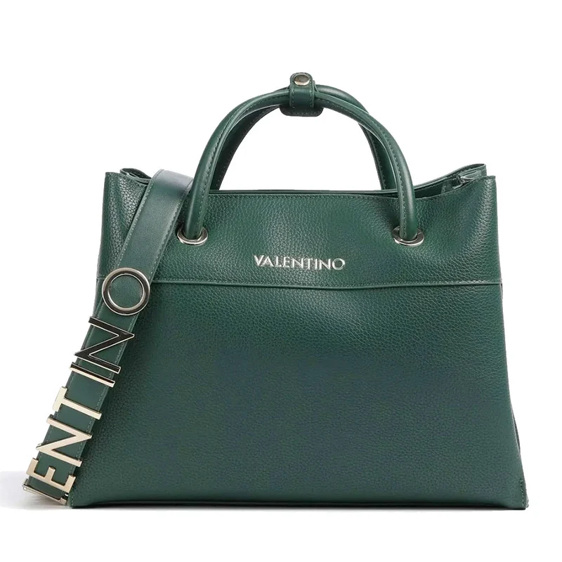 Borsa Donna a Mano con Tracolla VALENTINO BAGS linea Alexia Colore Bosco