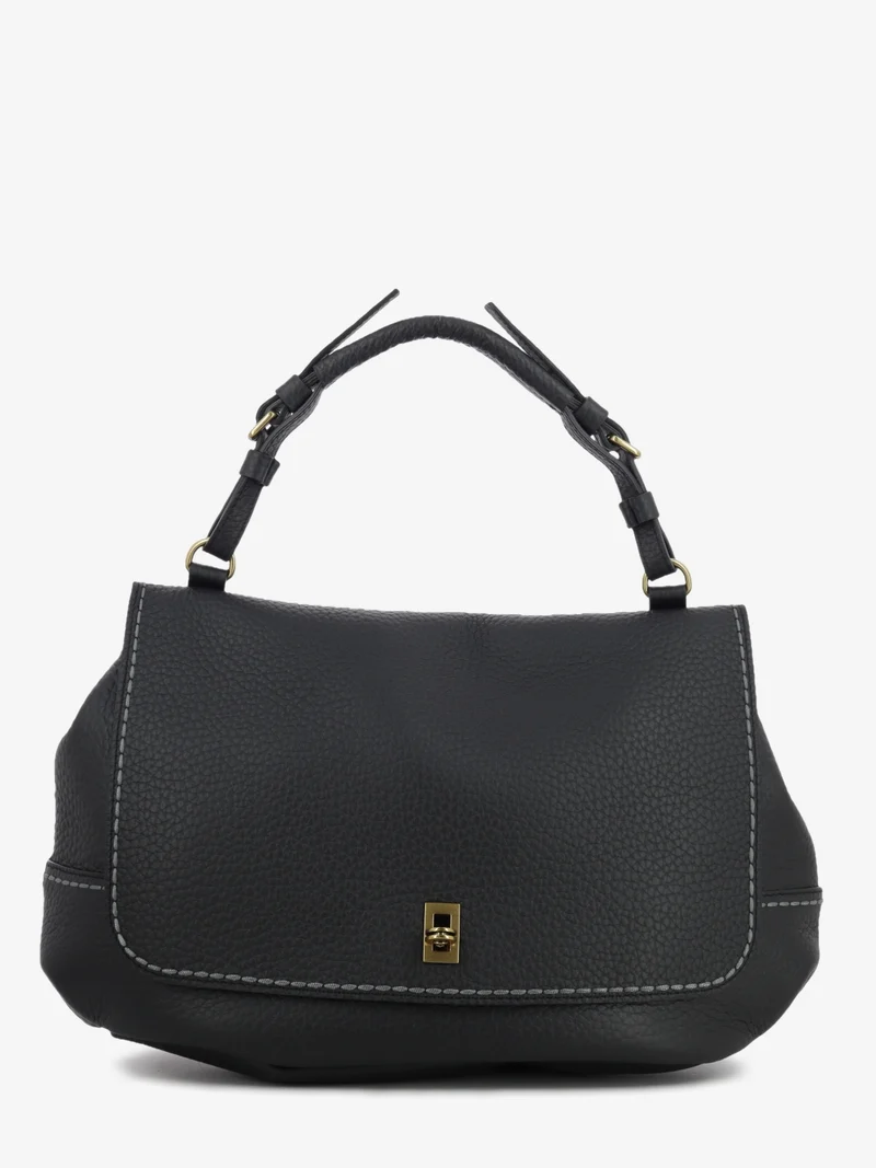 Borsa in pelle Felicita Queen nera