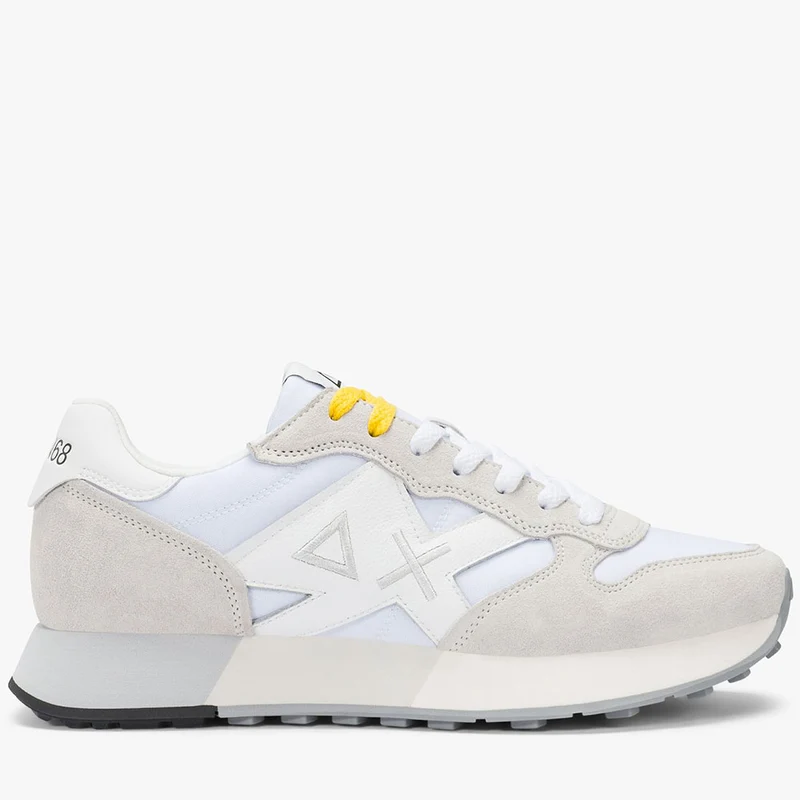 Scarpe Uomo Sun68 Sneakers Jaki 2.0 Bicolor Bianco - Bianco -Z36116