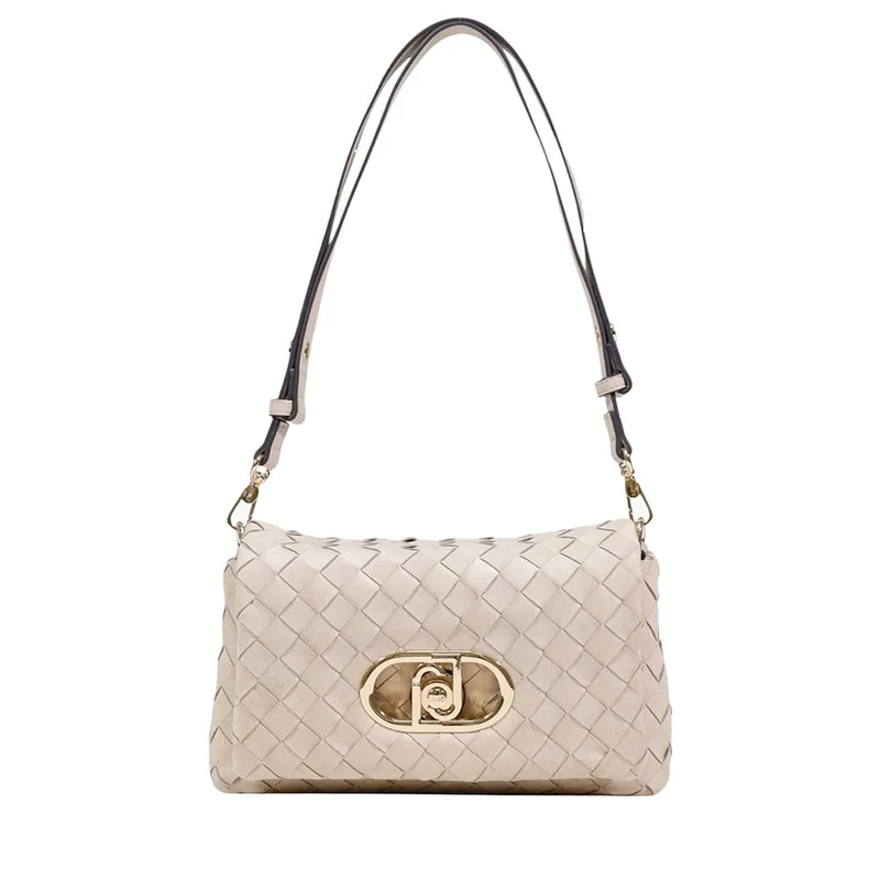 Borsa Donna Media a Spalla LIU JO Better linea La Puffy Intrecciata Beige