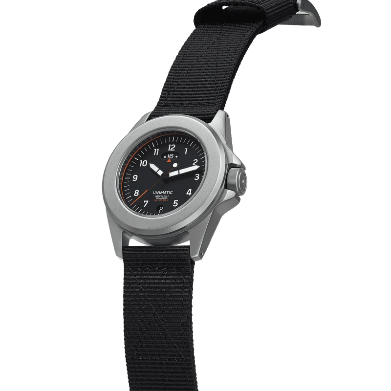 UNIMATIC - Orologio Modello Quattro UT4-GMT Toolwatch - Nero
