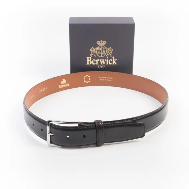 BERWICK 1707 - Cintura - Pelle - 700535 - Rois Marron