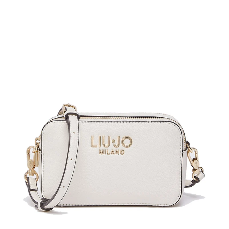 Borsa Donna a Tracolla Small LIU JO Better stampa Bottalata color Crema