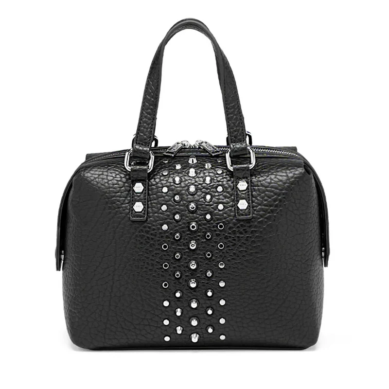 Bauletto Donna Mini CULT linea Kelly Nero con Borchie