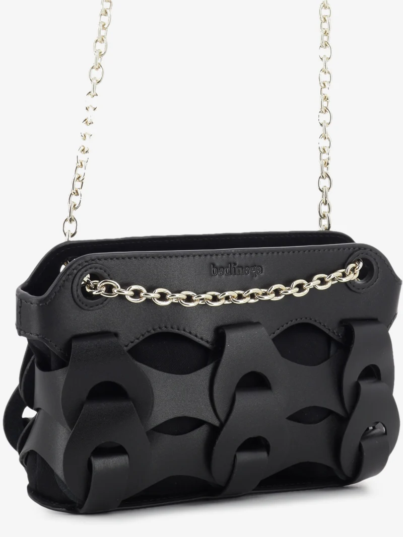 Mini bag Flora black