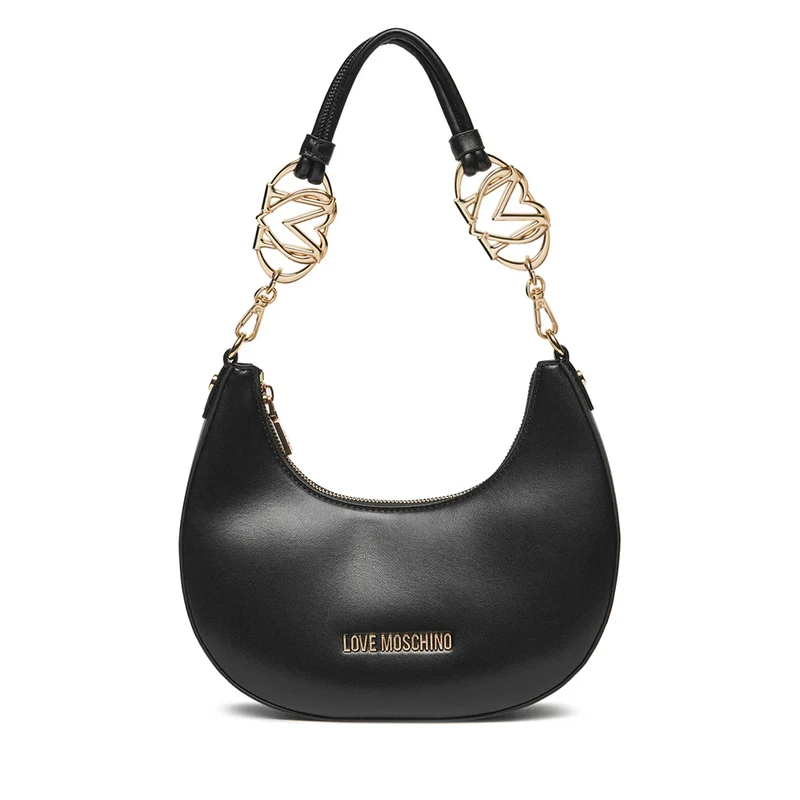 Hobo Bag Donna LOVE MOSCHINO linea Jewel Nera