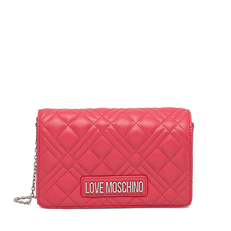 Clutch Donna con Tracolla LOVE MOSCHINO linea Quilted Fuxia