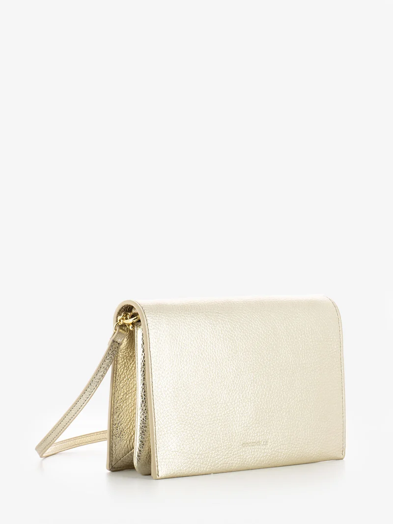 Borsa mini a tracolla gold