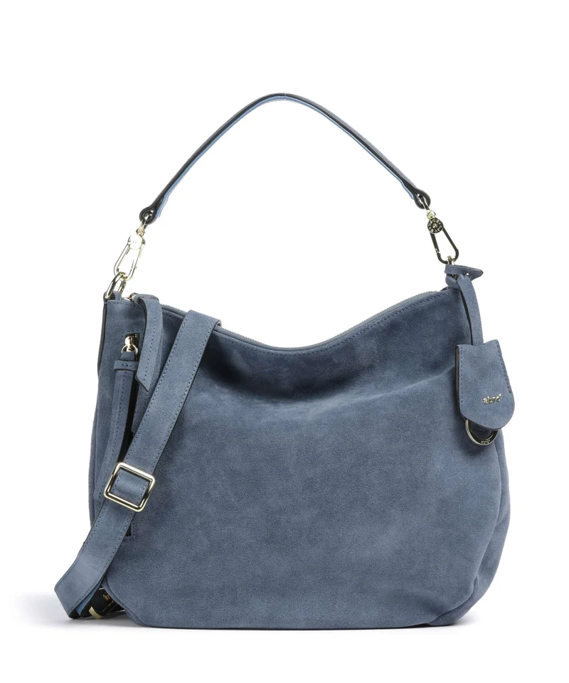 Abro Suede Juna Small Borsa hobo jeans