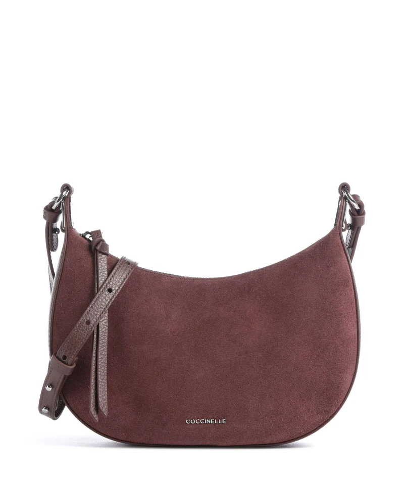 Coccinelle Fujiko Suede Borsa a tracolla berry