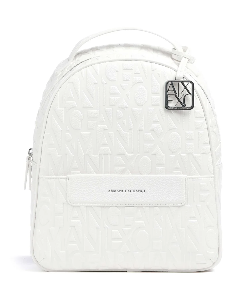 Armani Exchange Liz Pebble S Zaino off white