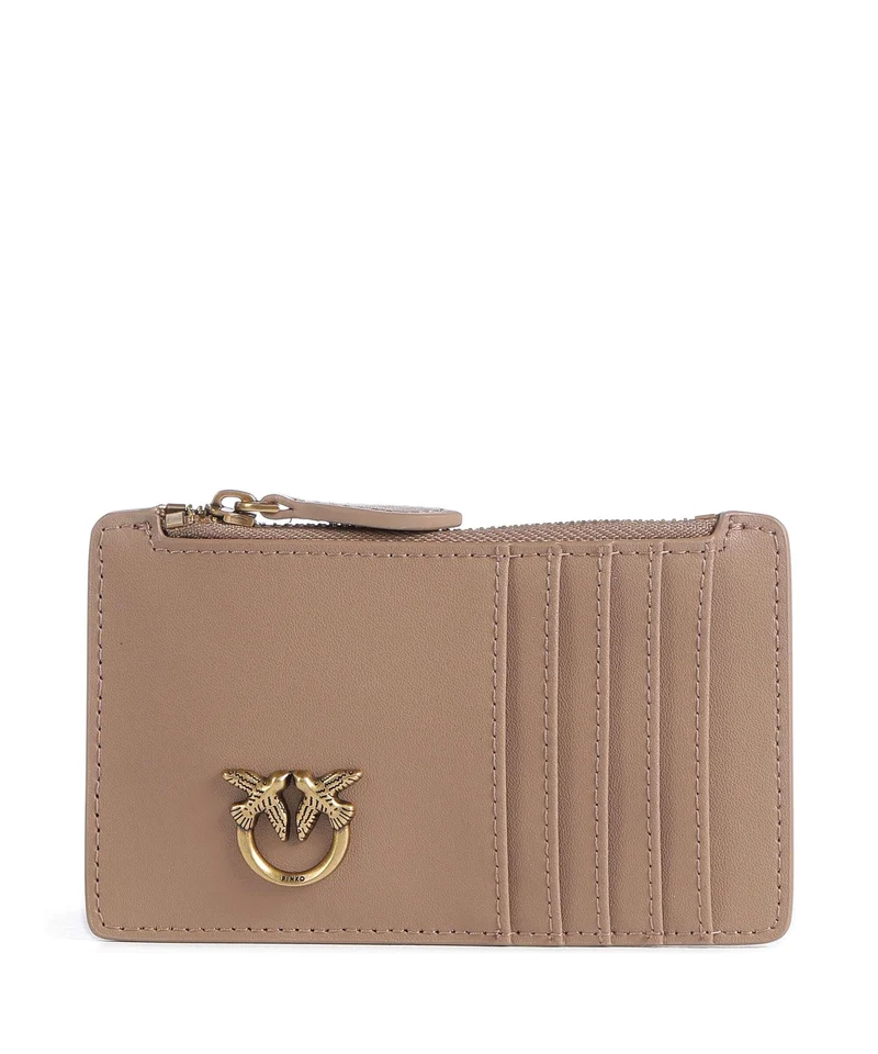 Pinko Airone Porta carte di credito biscotto zenzero/antique gold
