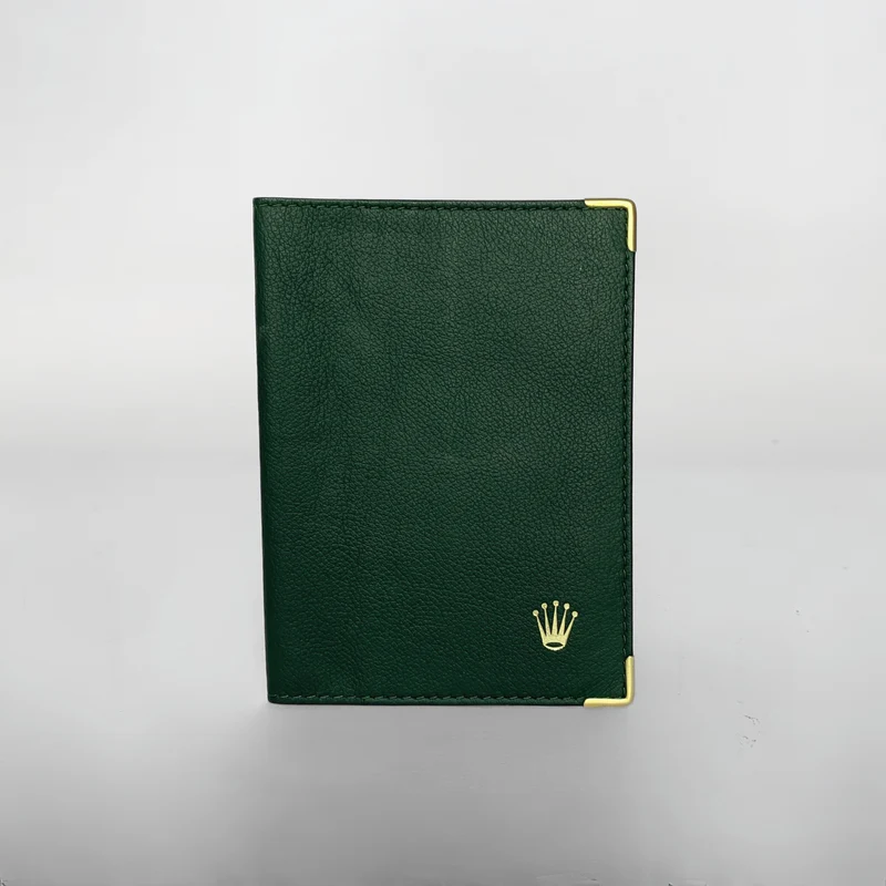 Custodia per passaporto Rolex in pelle