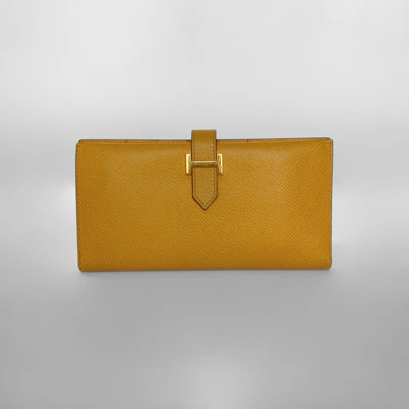 Hermès Bearn Portafoglio in pelle Epsom